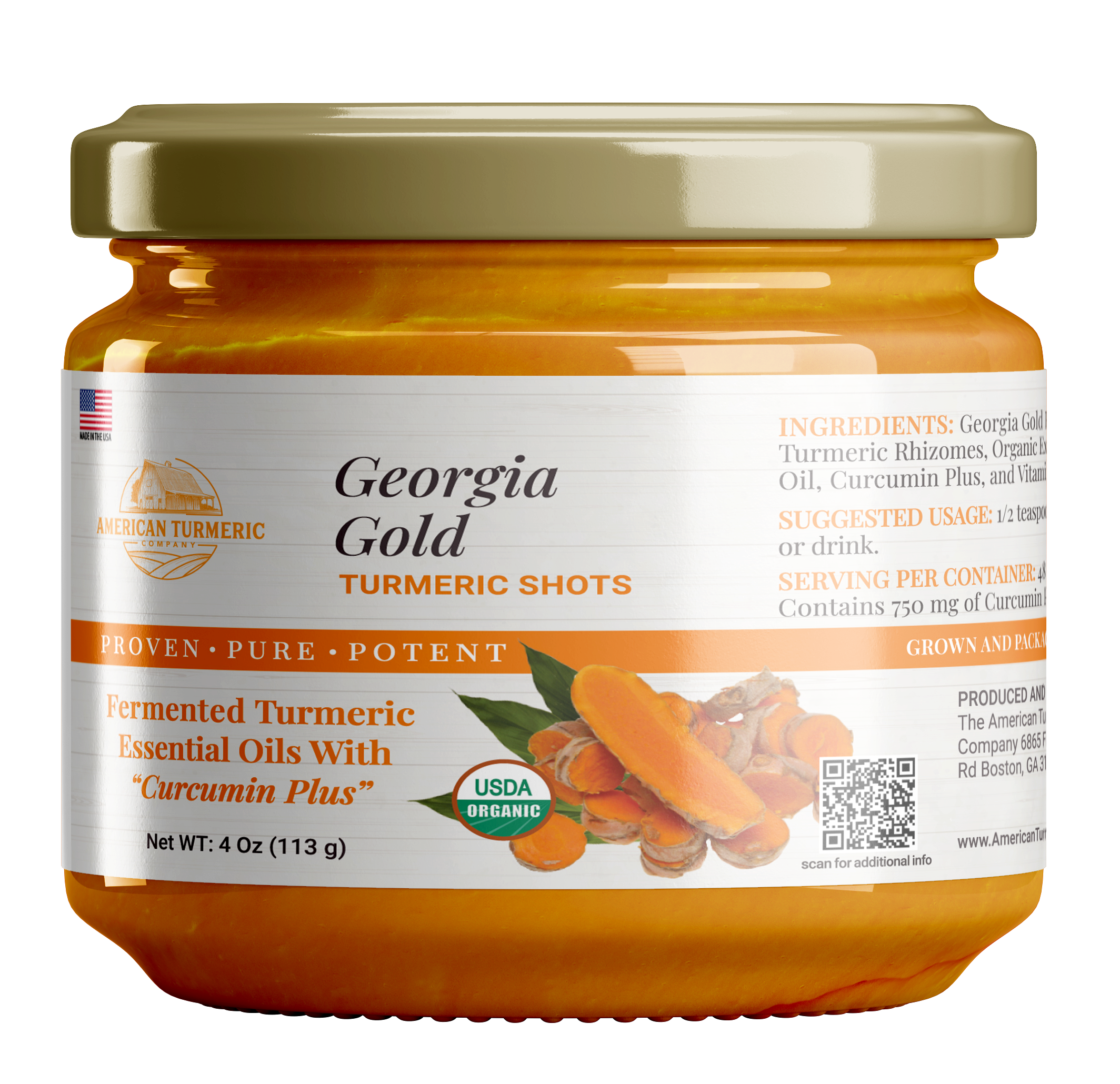 fermented Probiotic Turmeric Puree'